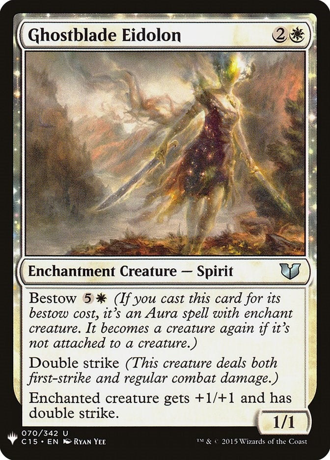 Image for Ghostblade Eidolon (70) (The List Reprints) - Magic: The Gathering
