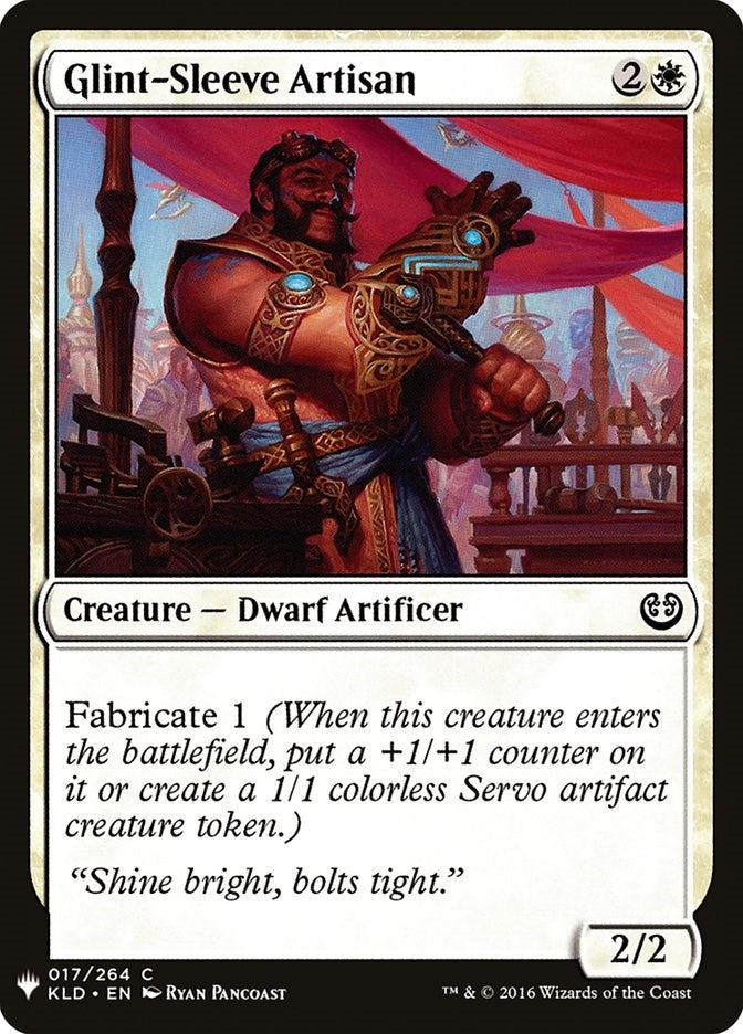 Image for Glint-Sleeve Artisan (17) (The List Reprints) - Magic: The Gathering