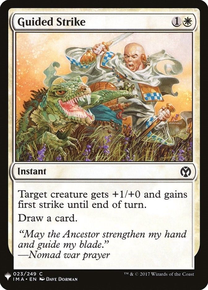 Image for Guided Strike (23) (The List Reprints) - Magic: The Gathering