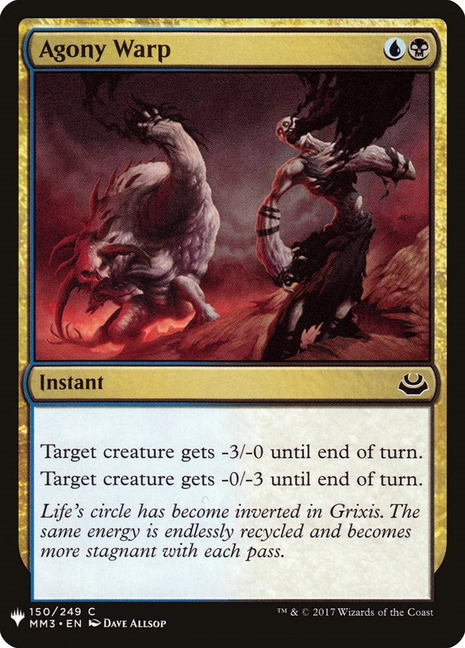 Image for Agony Warp (150) (The List Reprints) - Magic: The Gathering