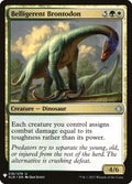 Image for Belligerent Brontodon (218) (The List Reprints) - Magic: The Gathering