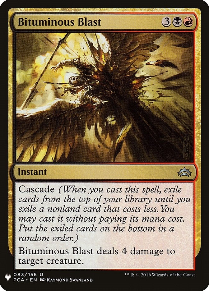 Image for Bituminous Blast (83) (The List Reprints) - Magic: The Gathering