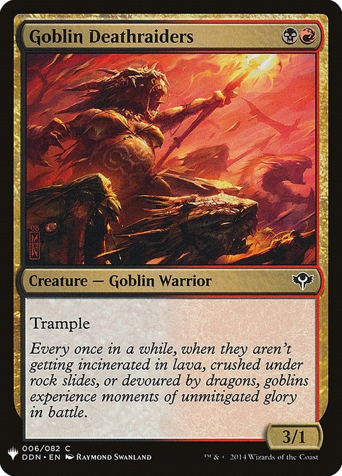 Image for Goblin Deathraiders (6) (The List Reprints) - Magic: The Gathering