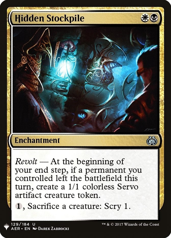 Image for Hidden Stockpile (129) (The List Reprints) - Magic: The Gathering