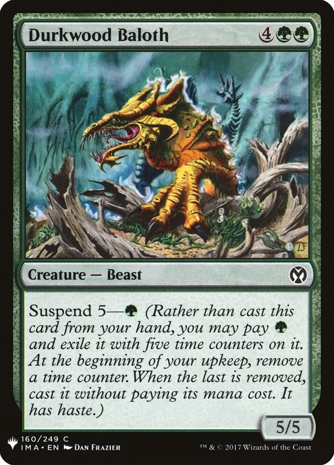 Image for Durkwood Baloth (160) (The List Reprints) - Magic: The Gathering