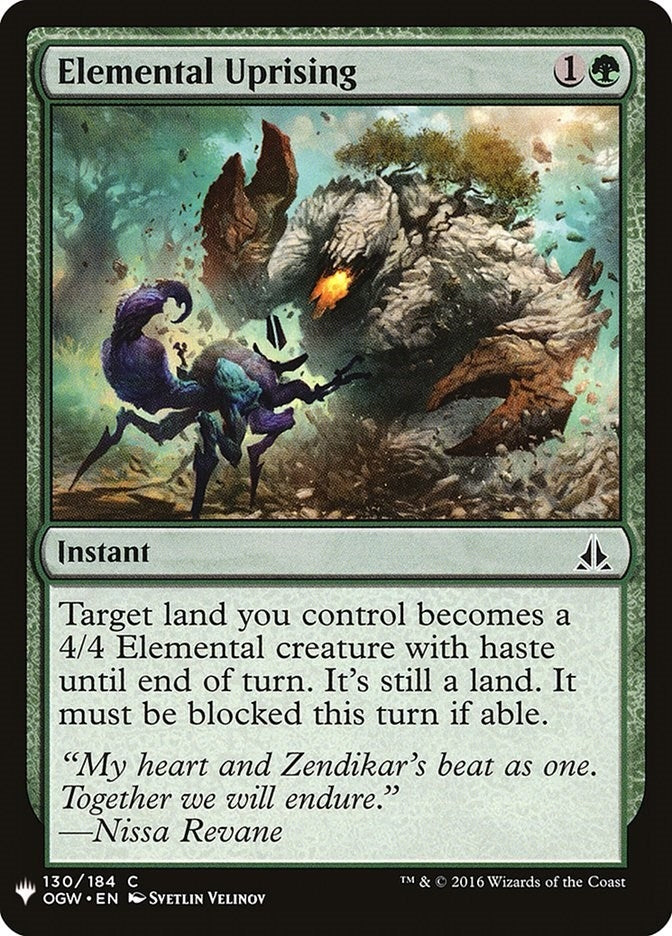 Image for Elemental Uprising (130) (The List Reprints) - Magic: The Gathering