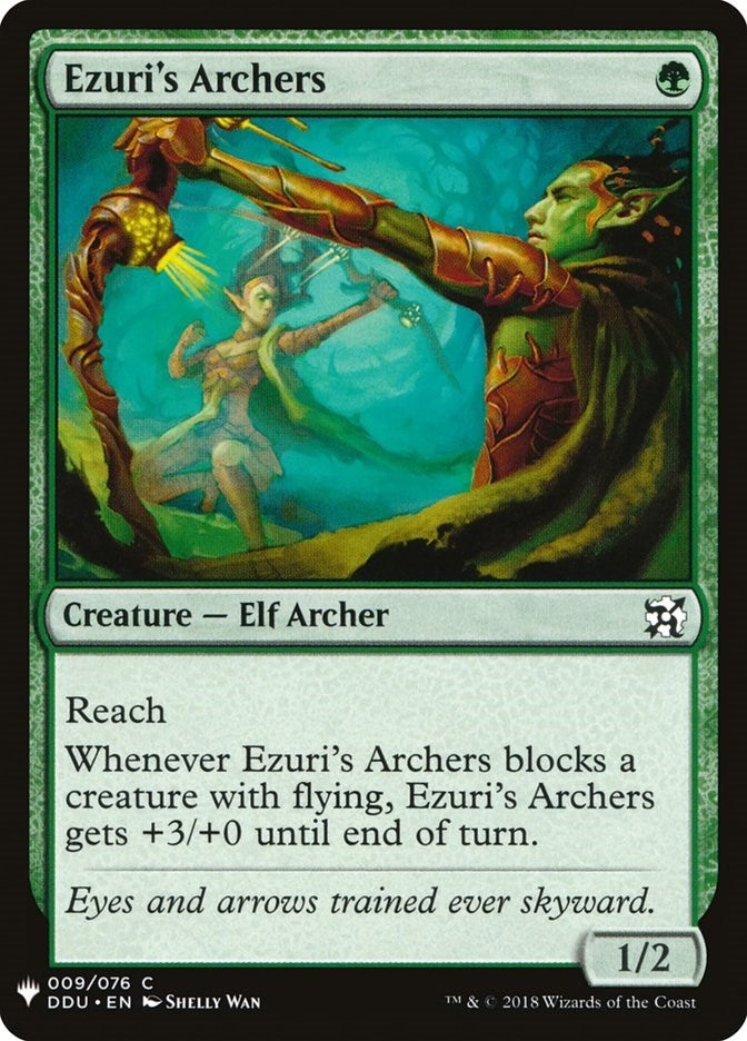 Image for Ezuri's Archers (9) (The List Reprints) - Magic: The Gathering