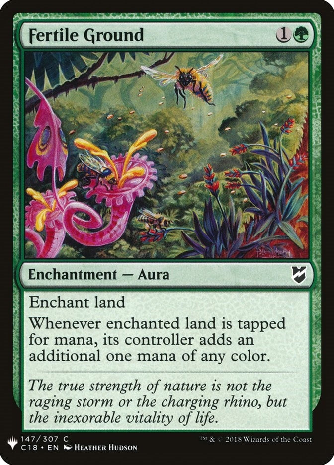 Image for Fertile Ground (147) (The List Reprints) - Magic: The Gathering