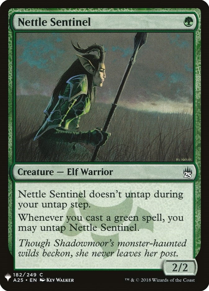 Image for Nettle Sentinel (182) (The List Reprints) - Magic: The Gathering