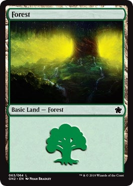 Image for Forest (063) (63) (Magic Game Night 2019) - Magic: The Gathering
