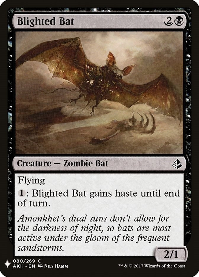 Image for Blighted Bat (80) (The List Reprints) - Magic: The Gathering