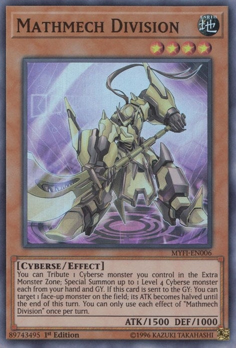 Image for Mathmech Division (MYFI-EN006) (MYFI) - YuGiOh