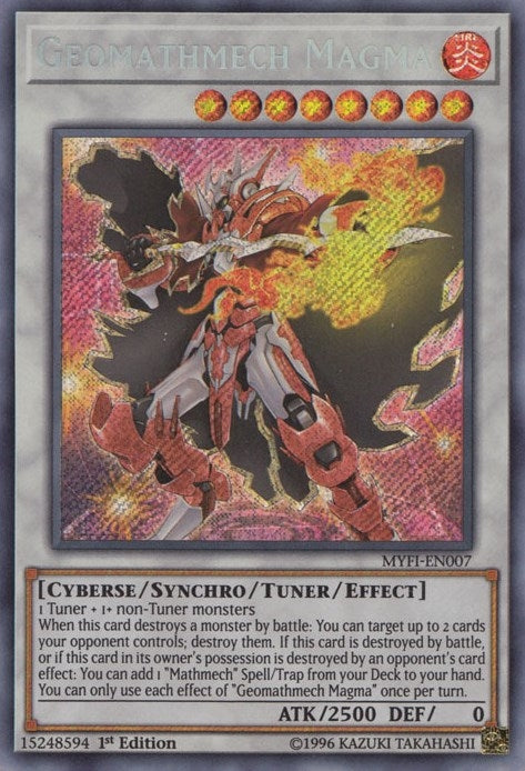 Image for Geomathmech Magma (MYFI-EN007) (MYFI) - YuGiOh