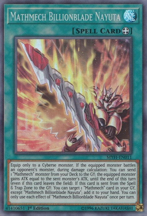 Image for Mathmech Billionblade Nayuta (MYFI-EN011) (MYFI) - YuGiOh
