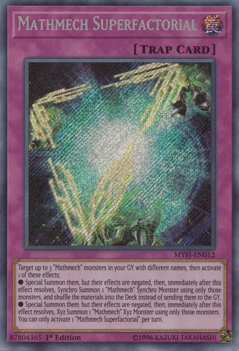 Image for Mathmech Superfactorial (MYFI-EN012) (MYFI) - YuGiOh