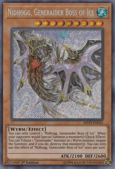 Image for Nidhogg, Generaider Boss of Ice (MYFI-EN031) (MYFI) - YuGiOh
