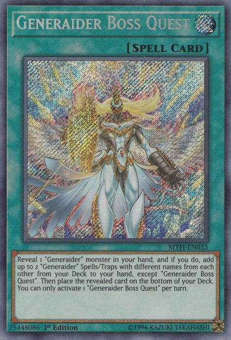 Image for Generaider Boss Quest (MYFI-EN035) (MYFI) - YuGiOh