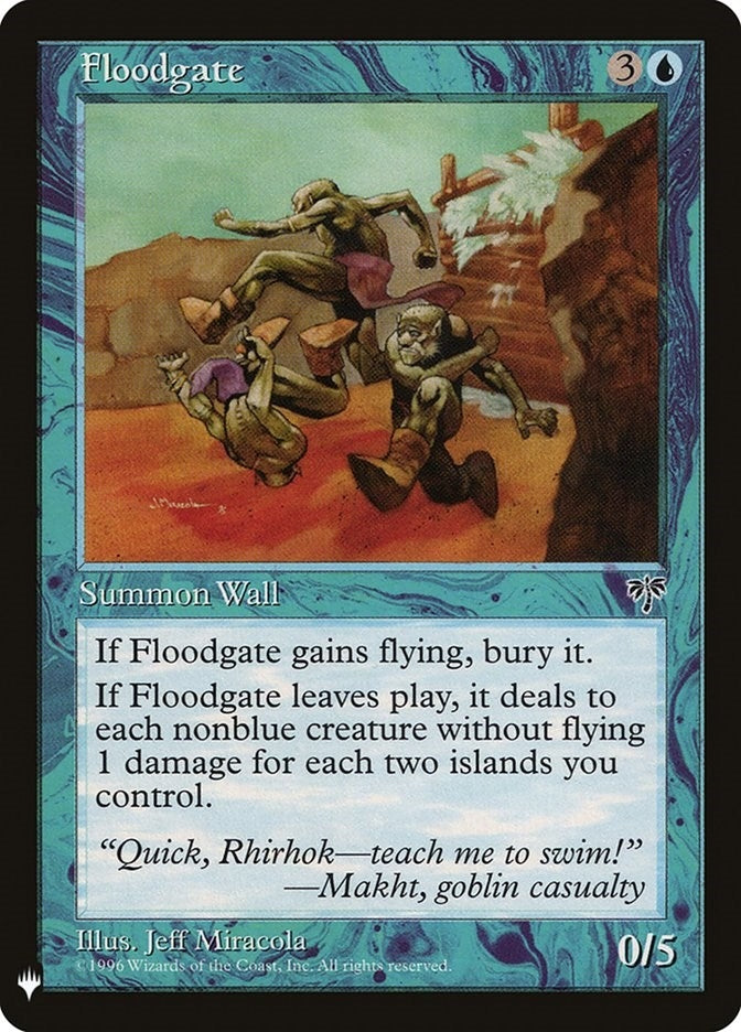 Image for Floodgate (67) (The List Reprints) - Magic: The Gathering