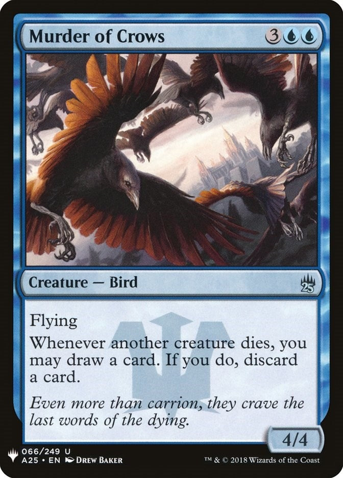Image for Murder of Crows (66) (The List Reprints) - Magic: The Gathering