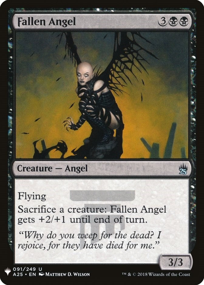 Image for Fallen Angel (91) (The List Reprints) - Magic: The Gathering