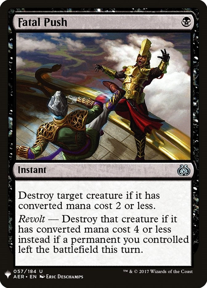 Image for Fatal Push (57) (The List Reprints) - Magic: The Gathering