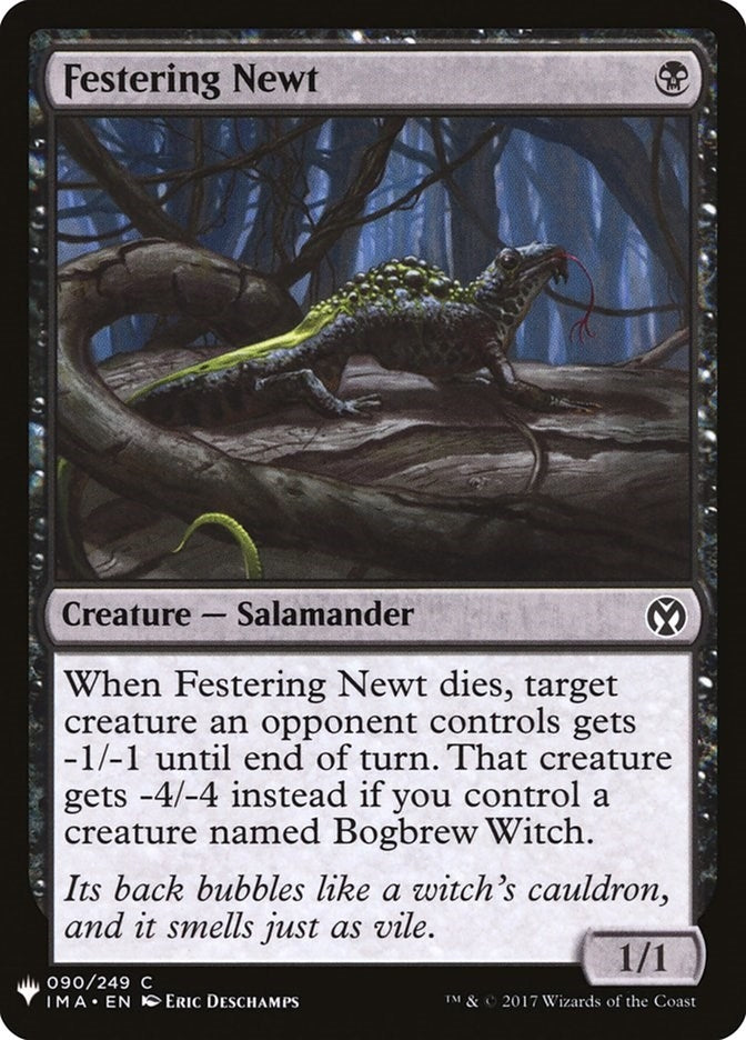 Image for Festering Newt (90) (The List Reprints) - Magic: The Gathering