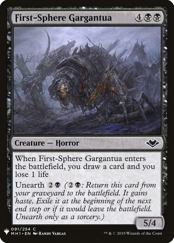 Image for First-Sphere Gargantua (91) (The List Reprints) - Magic: The Gathering