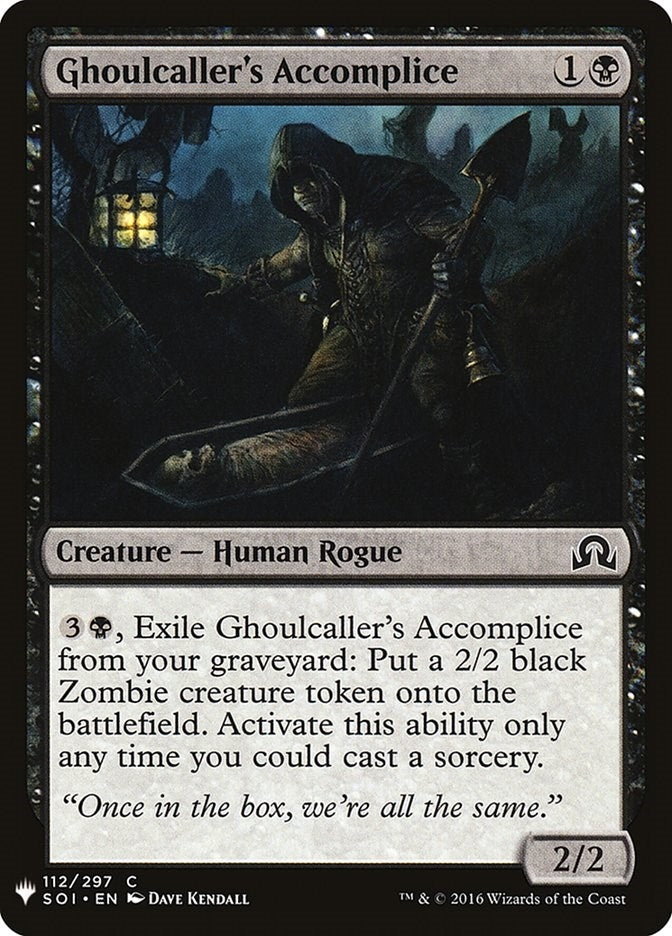 Image for Ghoulcaller's Accomplice (112) (The List Reprints) - Magic: The Gathering