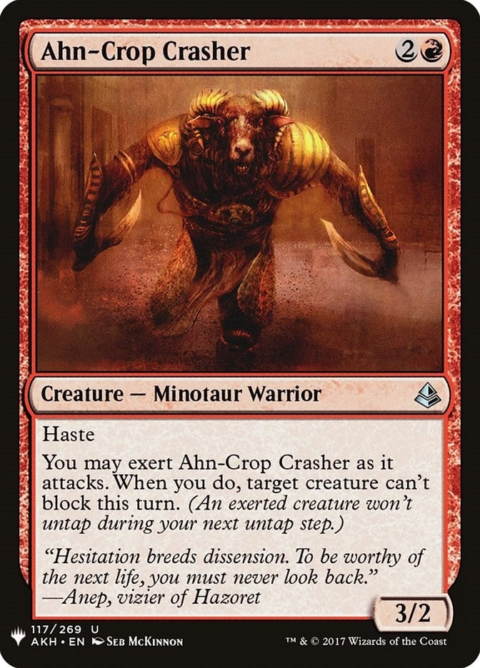 Image for Ahn-Crop Crasher (117) (The List Reprints) - Magic: The Gathering