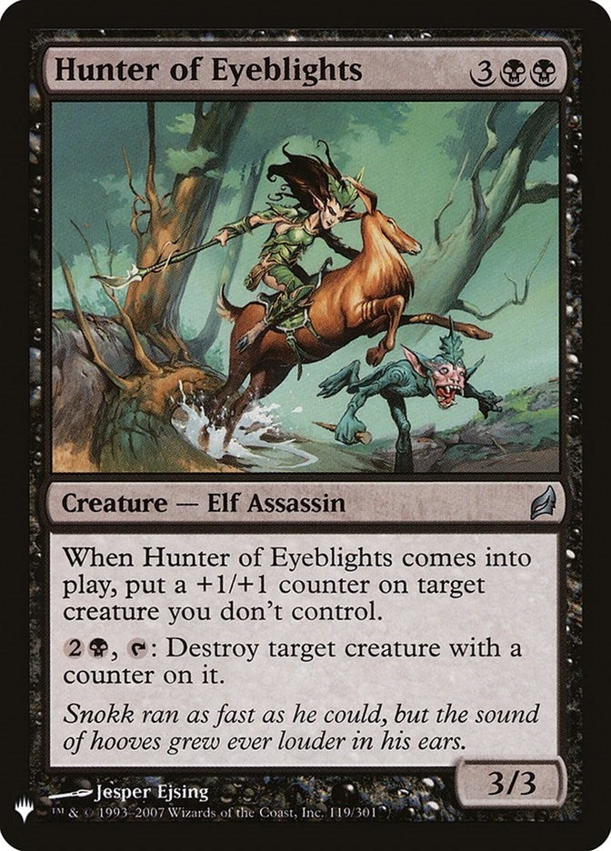 Image for Hunter of Eyeblights (119) (The List Reprints) - Magic: The Gathering