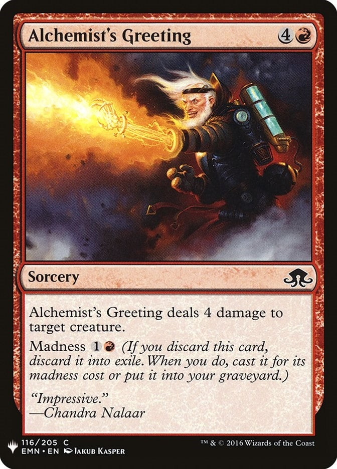Image for Alchemist's Greeting (116) (The List Reprints) - Magic: The Gathering