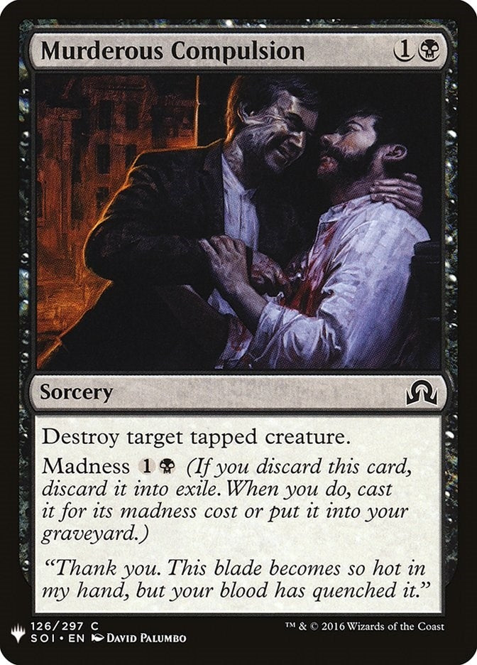 Image for Murderous Compulsion (126) (The List Reprints) - Magic: The Gathering