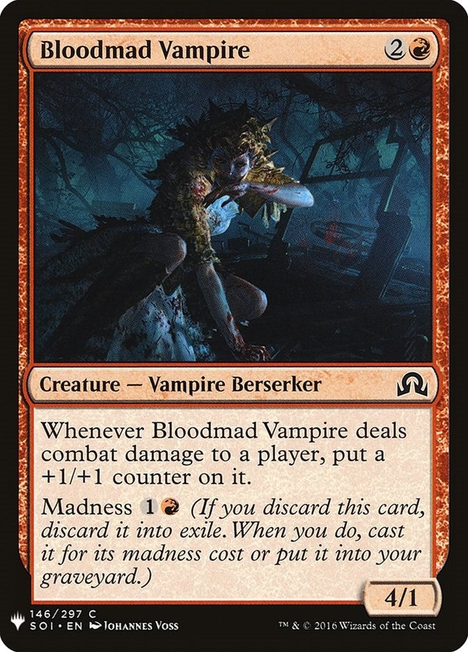 Image for Bloodmad Vampire (146) (The List Reprints) - Magic: The Gathering