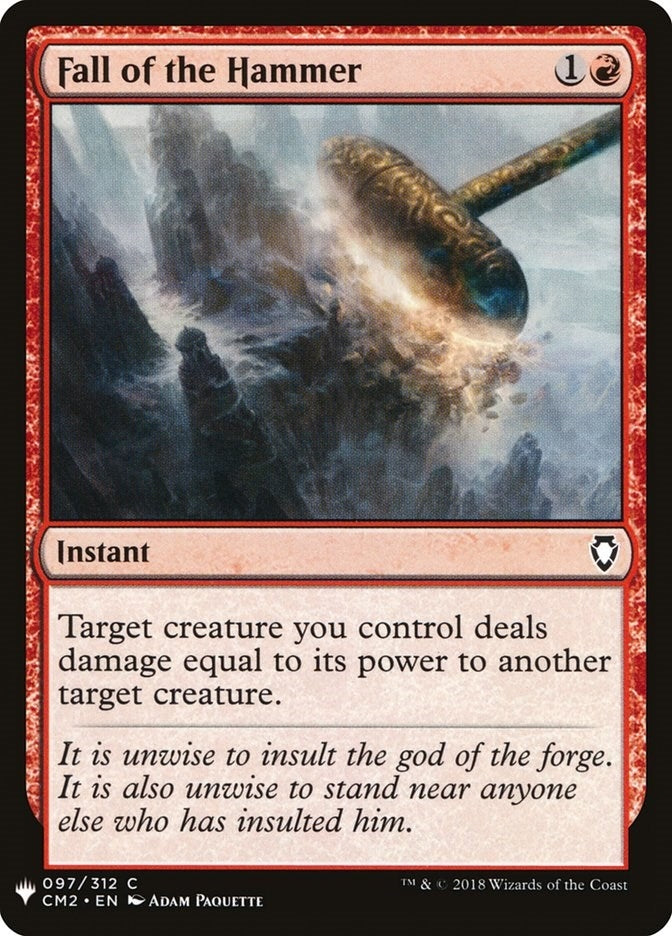 Image for Fall of the Hammer (97) (The List Reprints) - Magic: The Gathering