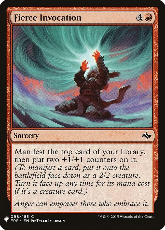 Image for Fierce Invocation (98) (The List Reprints) - Magic: The Gathering