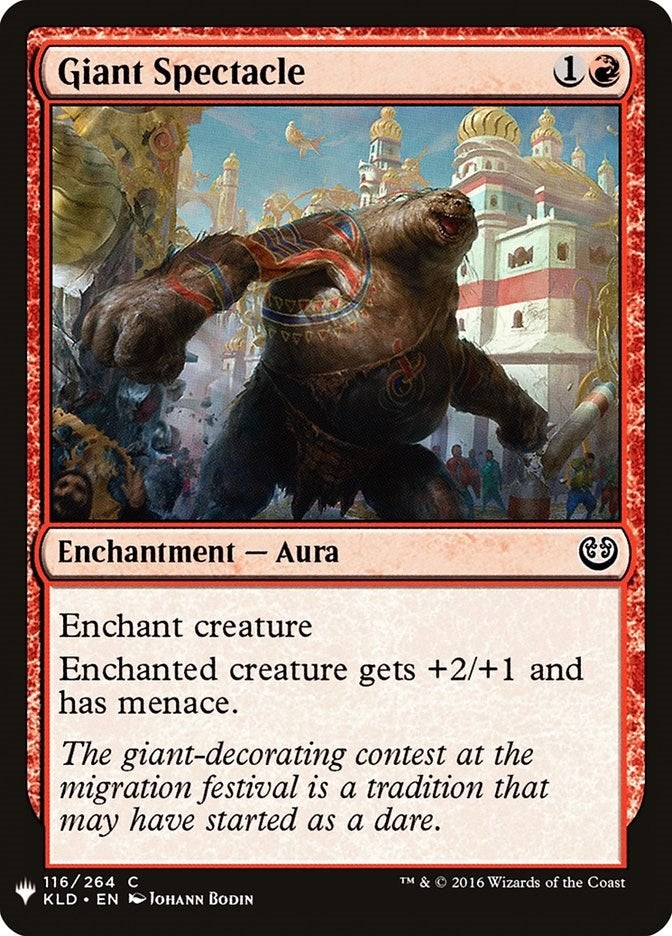 Image for Giant Spectacle (116) (The List Reprints) - Magic: The Gathering