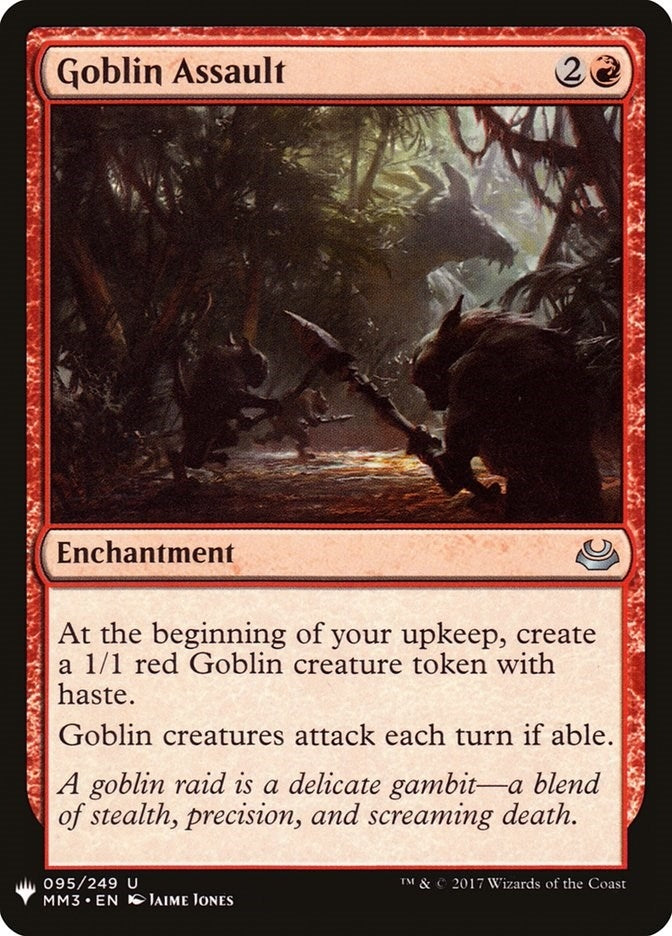 Image for Goblin Assault (95) (The List Reprints) - Magic: The Gathering