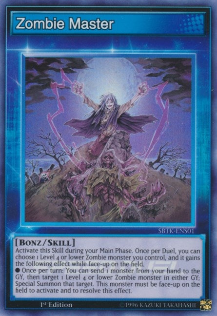 Image for Zombie Master (Skill Card) (SBTK-ENS01) (SBTK) - YuGiOh