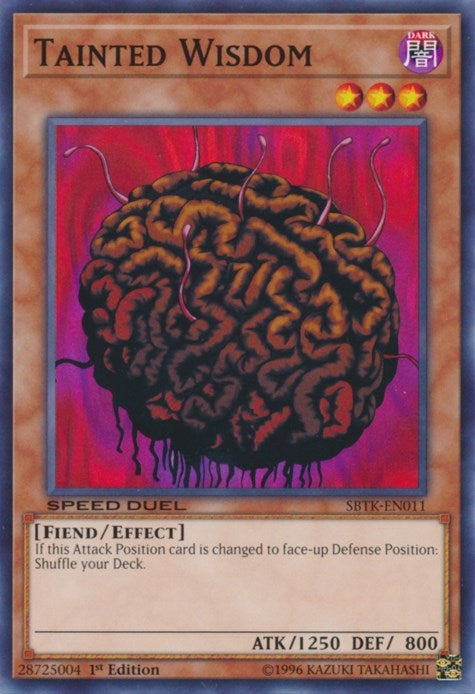 Image for Tainted Wisdom (SBTK-EN011) (SBTK) - YuGiOh