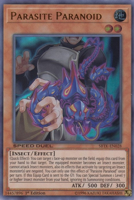 Image for Parasite Paranoid (SBTK-EN028) (SBTK) - YuGiOh