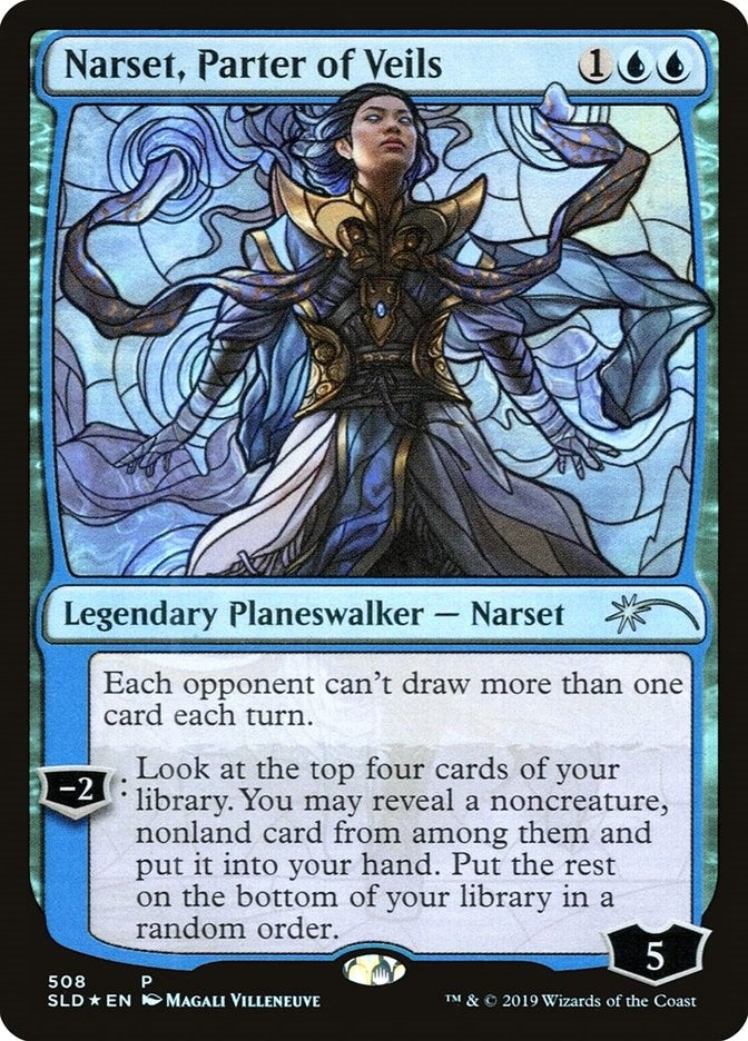Image for Narset, Parter of Veils (Stained Glass) (508) (Secret Lair Drop Series) - Magic: The Gathering