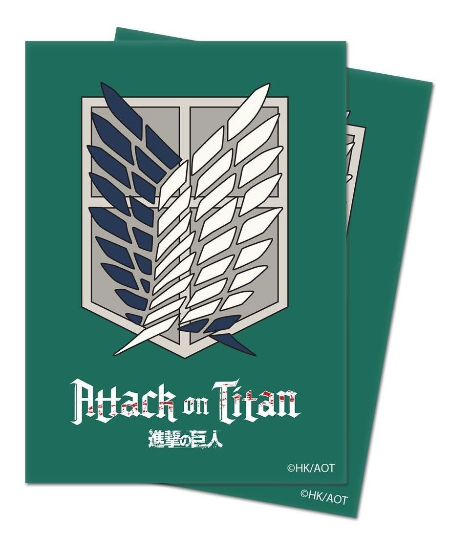 Image for Attack on Titan Survey Corps Standard Deck Protectors (65-Pack) - Card Sleeves