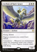 Image for Archon of Sun's Grace (3) (Theros Beyond Death) - Magic: The Gathering