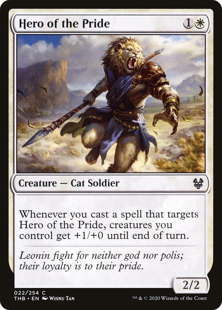 Image for Hero of the Pride (22) (Theros Beyond Death) - Magic: The Gathering