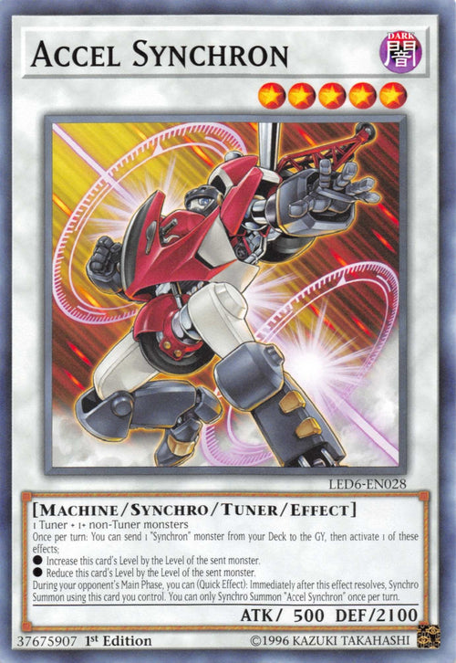 Image for Accel Synchron (LED6-EN028) (LED6) - YuGiOh