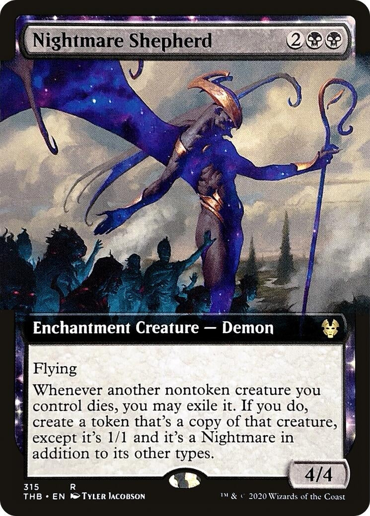 Image for Nightmare Shepherd (Extended Art) (315) (Theros Beyond Death) - Magic: The Gathering