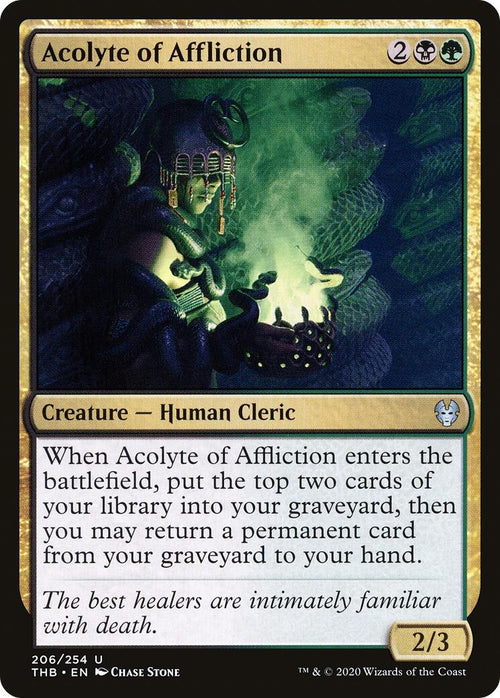 Image for Acolyte of Affliction (206) (Theros Beyond Death) - Magic: The Gathering
