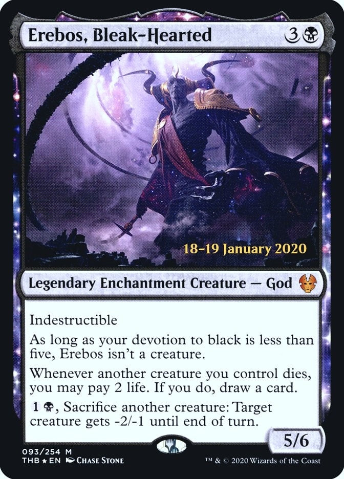 Image for Erebos, Bleak-Hearted (93) (Prerelease Cards) - Magic: The Gathering