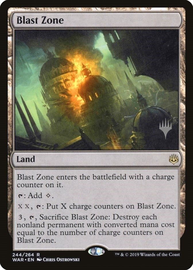 Image for Blast Zone (WAR) (244) (Theros Beyond Death) - Magic: The Gathering