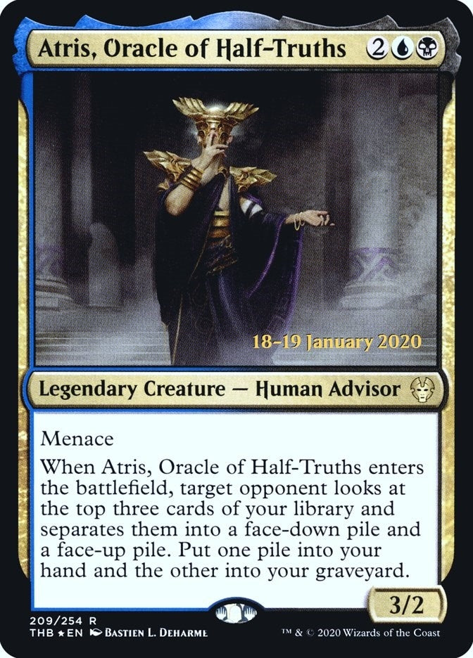 Image for Atris, Oracle of Half-Truths (209) (Prerelease Cards) - Magic: The Gathering